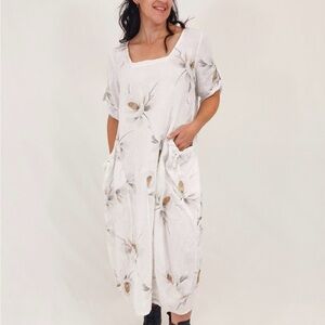 Aida Rose Susanna Linen Dress L/XL